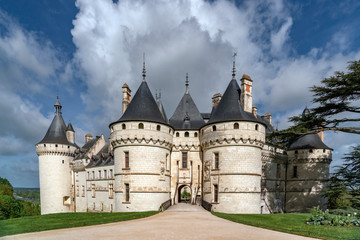 Fototapeta na wymiar Chateau Chaumont-Sur-Loire, France
