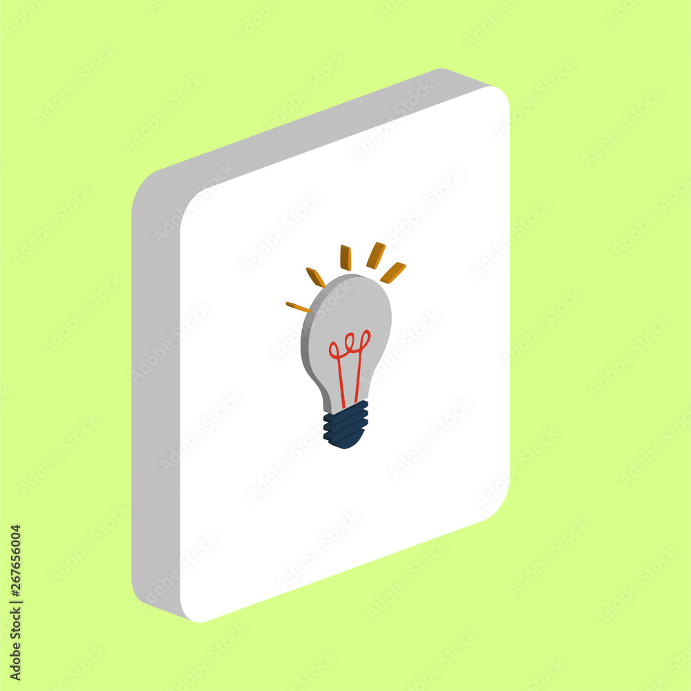 Poster lamp computer symbol