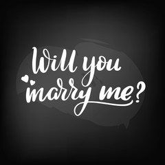 will you marry me