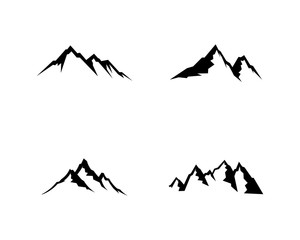 Mountain nature landscape  logo and symbols  icons template