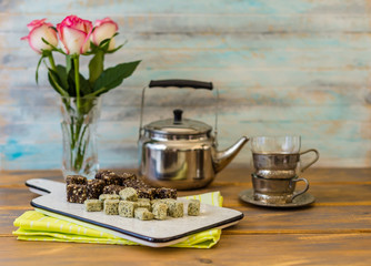 Healthy organic energy bites hemp