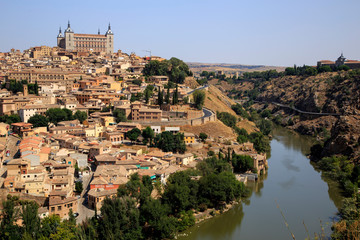 Fototapeta na wymiar View of Toledo, Castilla–La Mancha, Spain