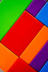 cheerful multicolor background of bright rectangles