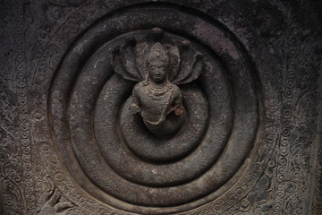 Obraz premium stone carving in Badami