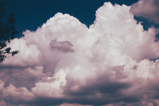 daylight. sunny day. air clouds. there is toning