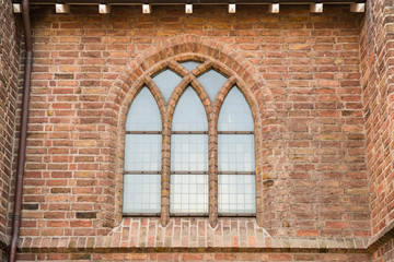 window of church Sint Dominicus Tiel, The Netherlands