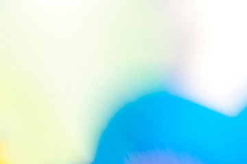 Beautiful fusion of bright colors and light leak
