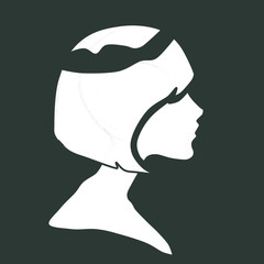  woman's silhouette