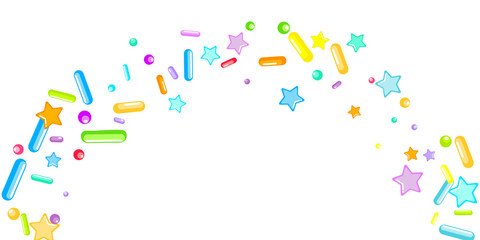 Sprinkles grainy. Cupcake donuts, dessert, bakery