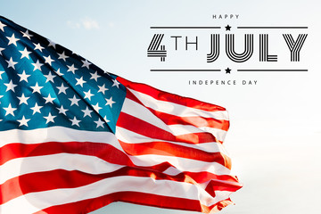 American flag for Memorial Day, 4th of July or Labour Day.