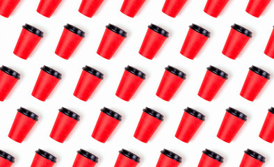 Paper cup pattern.