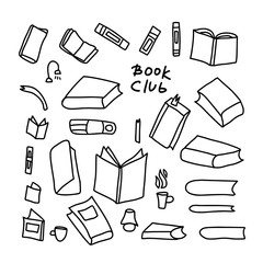 Book concept. Vector illustration.