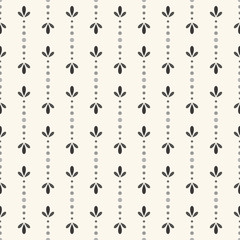 Grey geometric pattern gradient, dots on a line, on white background, seamless vector pattern