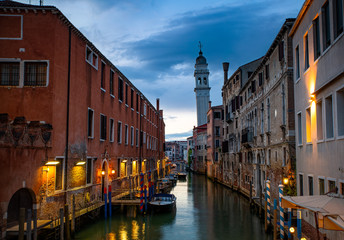 Venice in the evening, Italy, Europe