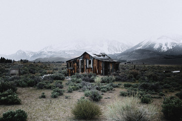 house in the mountains