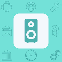 Speaker vector icon sign symbol