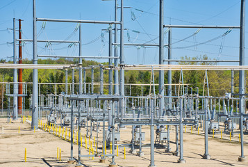 Power Station. Electrical Distribution.