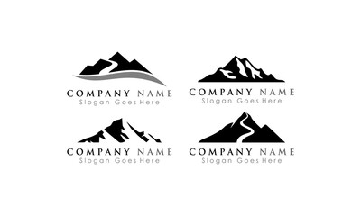 elegant mountain logo package