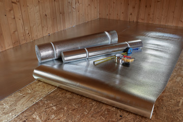 Floor heating installation