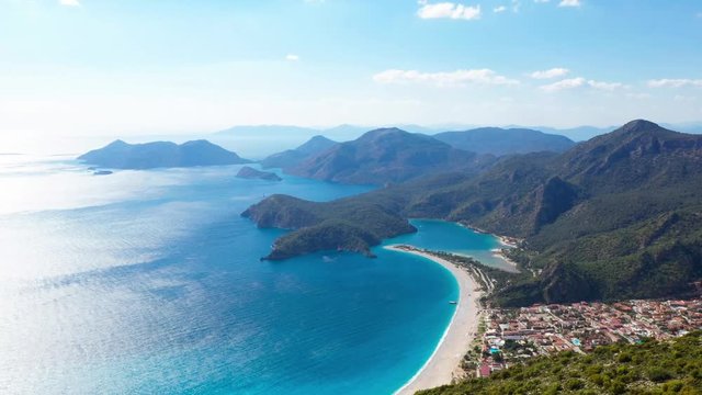 Oludeniz is a resort village on the southwest coast of Turkey. It&rsquo;s known for the blue lagoon of Oludeniz Tabiat Parki and the wide, white Belcekiz Beach.