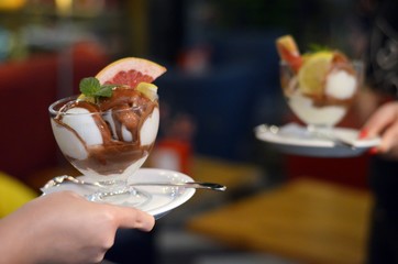ice cream dessert