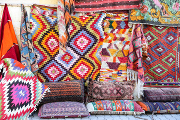 Turkish Traditional Carpets in Goreme, Nevsehir, Turkey