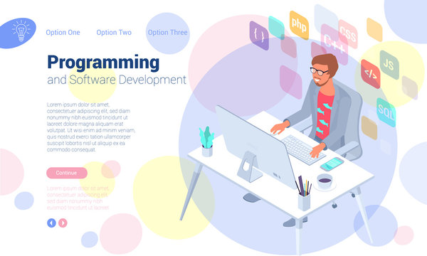 programmer at work