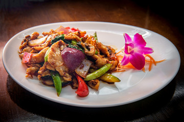 Thai Basil Chicken Vegetables