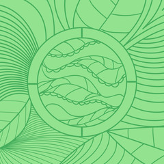 Square colored pattern. Zentangle. Hand drawn mandala on isolated background. Design for spiritual relaxation for adults. Print for flyers and banners. Doodle for work