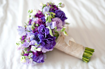 Purple Bridal Bouquet