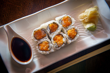 Spicy Shrimp Crunchy Sushi Roll