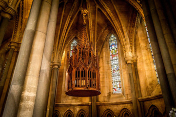 interior of catholic church