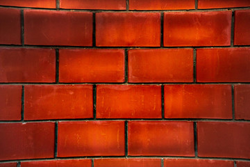 red brick wall background   