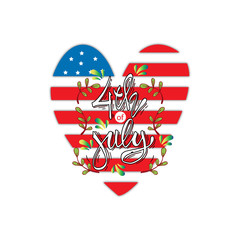 Independence day cards United States of America. 4 th of July.