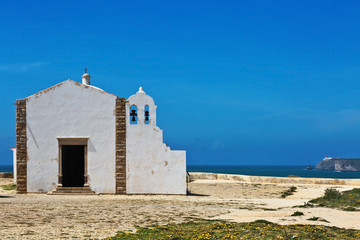 Church of Our Lady of Grace in the fortress of Sagres,  Portugal