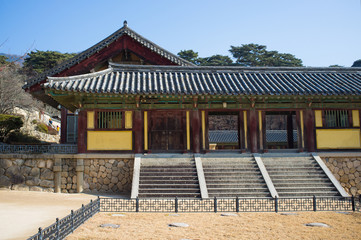 Bulguksa Temple in Gyeongju-si, South korea.