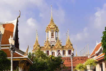Fototapeta premium Loha Prasat Ratchanatdaram Temple Bangkok 