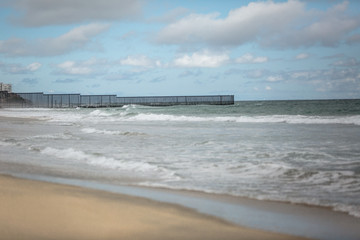 US Mexican Border Wall Darting Into the Ocean 41