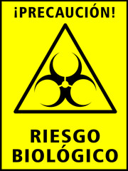 Obraz premium Riesgo biológico