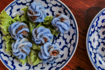 Chormuang,Steamed Thai Dumplings with Crab Meat & Chicken,Khanom Thai 