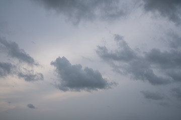 Cloudy Sky before storm is coming / background texture / cloudy sky / natural scene