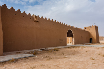 The abandoned Abu Jifan Fort and Palace, Riyadh Province, Saudi Arabia