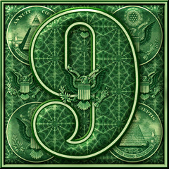 Number Nine presented with an Illuminated Money Theme