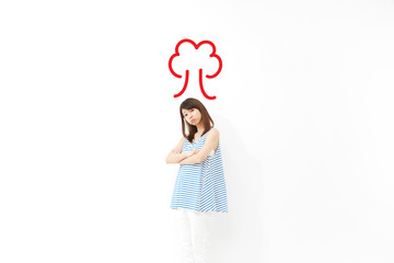 女性　怒り