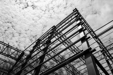 Metal Structure and Sky