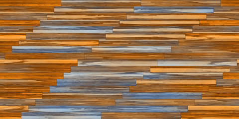 Seamless wood parquet texture (linear colorful)