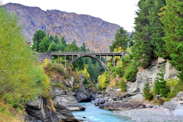 Fototapeta premium Pristine Natural Landscape views from Arthurs point, Queenstown, New Zealand