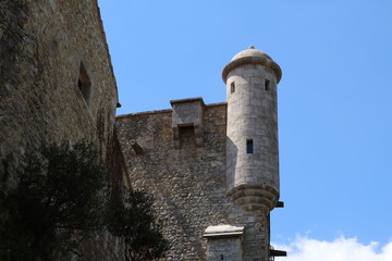 Fototapeta na wymiar Château des Roure à Labastide de Virac - Ardèche