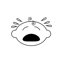 Baby cry icon