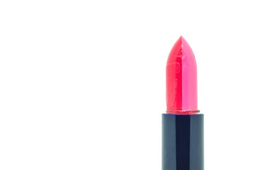 Fototapeta premium Pink lipstick isolated on white